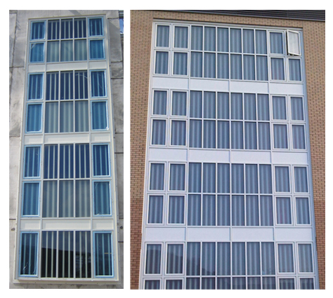 CSL0612 Prison Wing End  Grilles and Curtain Walling