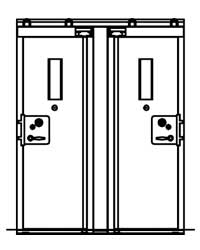 CSL0109 Double Cell Door - English Prison Type A