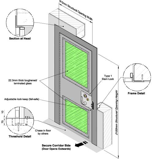CSL0118 Cell Door - Observation