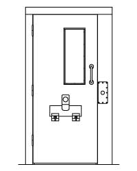 CSL0125 ASTM Hinged Cell Door