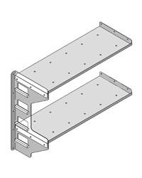 CSL0512 Wall Fixed Cell Double Bunk Bed