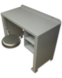 CSL0555 Steel Cell Desk with Swivel Stool