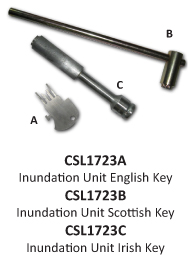 CSL1723 Inundation Unit Access Keys