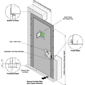 CSL0104 Cell Door - Magistrates Court Existing & Replacement